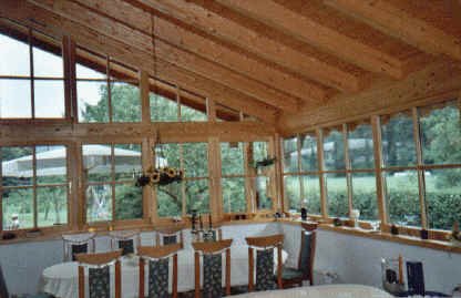 Wintergarten aus Holz